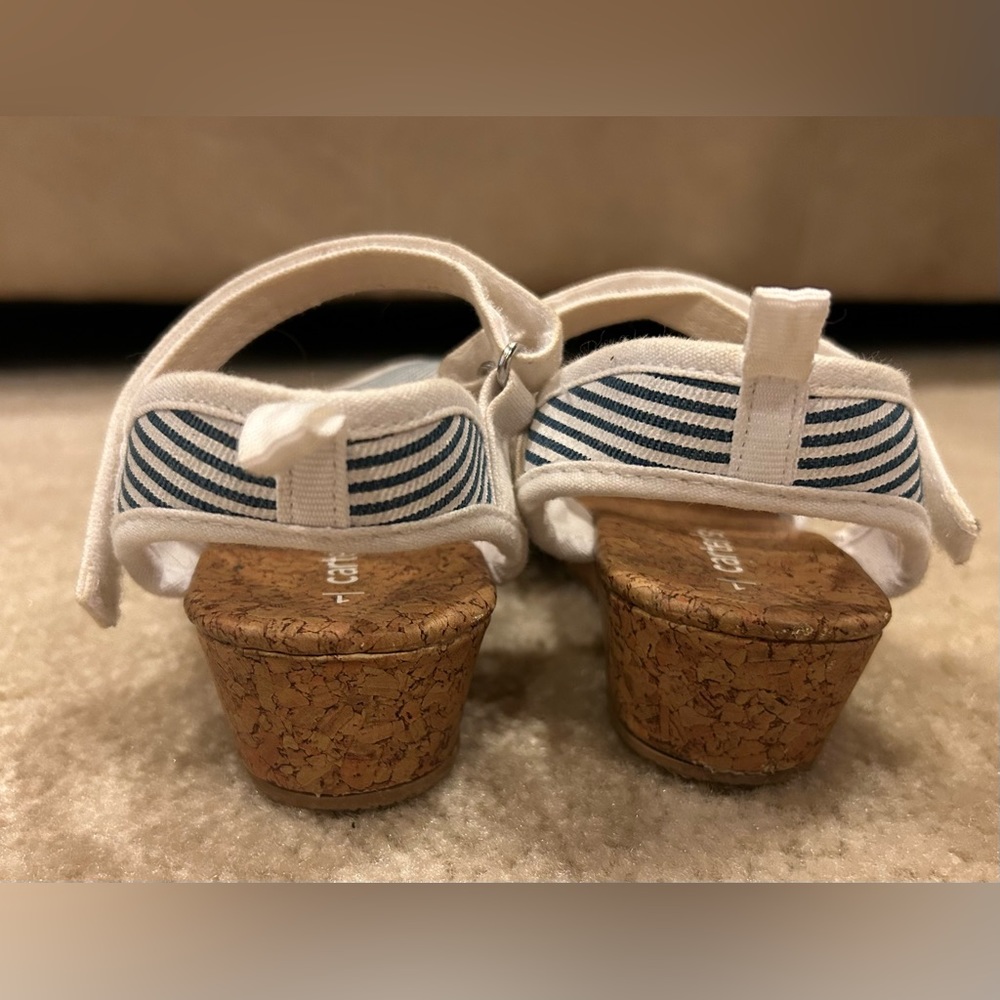 Carters Cork Wedge Sandal High Heel Girls 1 - Picture 5 of 8